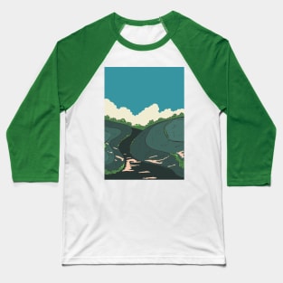 Japanese Fields Baseball T-Shirt